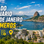 Vista aérea da orla do Rio de Janeiro com edifícios residenciais e comerciais, representando os indicadores e o desempenho do mercado imobiliário fluminense.