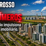 Vista panorâmica de Campo Grande com edifícios modernos e empreendimentos residenciais, representando o crescimento do mercado imobiliário de Mato Grosso do Sul.
