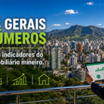 Vista panorâmica de Belo Horizonte com edifícios modernos, empreendimentos residenciais e comerciais, representando o mercado imobiliário de Minas Gerais em crescimento.