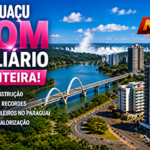Foz do Iguaçu atravessa forte expansão imobiliária, com 61 edifícios em obras e 567 alvarás emitidos entre março e junho de 2026.