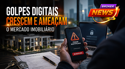 Golpes digitais aumentam no Brasil e ameaçam o mercado imobiliário