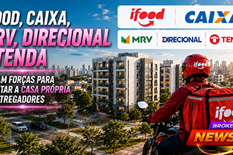 Entregador de aplicativo analisa financiamento de imóvel com histórico de renda da plataforma