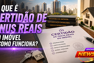 Certidão de Ônus Reais do imóvel mostra direitos e restrições registrados