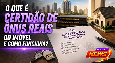 Certidão de Ônus Reais do imóvel mostra direitos e restrições registrados