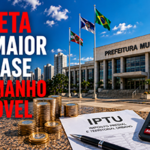 STF impede cobrança de IPTU maior com base no tamanho do imóvel, em frente a uma prefeitura municipal