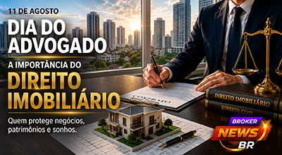 Advogado especializado em Direito Imobiliário analisando documentos de uma operação imobiliária