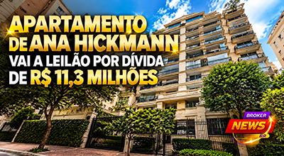Apartamento garden em Perdizes associado a Ana Hickmann está em leilão judicial