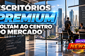 Escritórios premium ganham demanda com retorno ao trabalho presencial em São Paulo e Rio de Janeiro