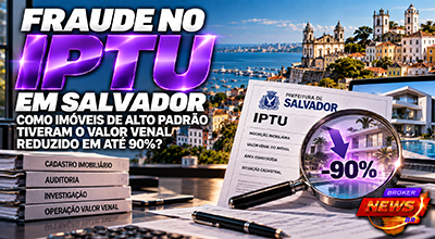 Operação Valor Venal investiga fraude no IPTU e alterações no cadastro imobiliário de imóveis em Salvador