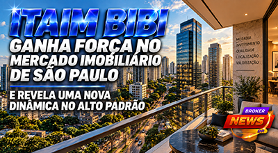 Mercado imobiliário do Itaim Bibi em São Paulo apresenta forte atividade em 2026