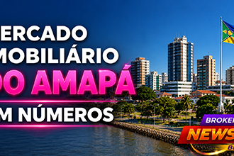 Mercado imobiliário do Amapá em 2026 com prédios residenciais e expansão urbana de Macapá