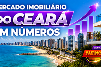 Mercado imobiliário do Ceará em 2026 com prédios residenciais e novos lançamentos em Fortaleza