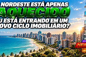 Mercado imobiliário do Nordeste cresce em vendas e lançamentos enquanto juros elevados desafiam o setor
