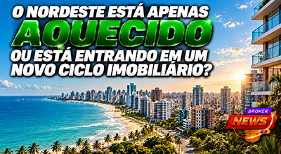 Mercado imobiliário do Nordeste cresce em vendas e lançamentos enquanto juros elevados desafiam o setor