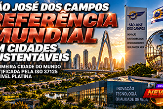 São José dos Campos com referência à Embraer, tecnologia e desenvolvimento urbano sustentável