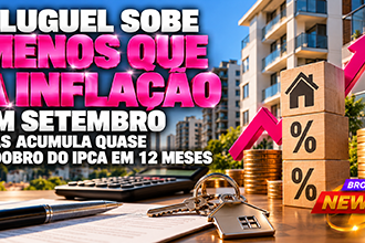 Edifícios residenciais representam o mercado de locação analisado pelo FipeZAP, que registrou alta acumulada dos preços anunciados acima do IPCA em 12 meses.
