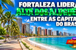 Mercado de locação residencial em Fortaleza e alta dos preços anunciados de aluguel em 2026.