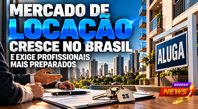 Profissionais do mercado imobiliário analisam documentos e administram contratos de locação de imóveis.