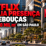 Edifícios corporativos na região da Avenida Rebouças, em São Paulo, área que recebeu novas locações da Netflix.