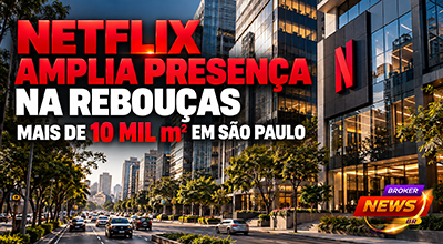 Edifícios corporativos na região da Avenida Rebouças, em São Paulo, área que recebeu novas locações da Netflix.
